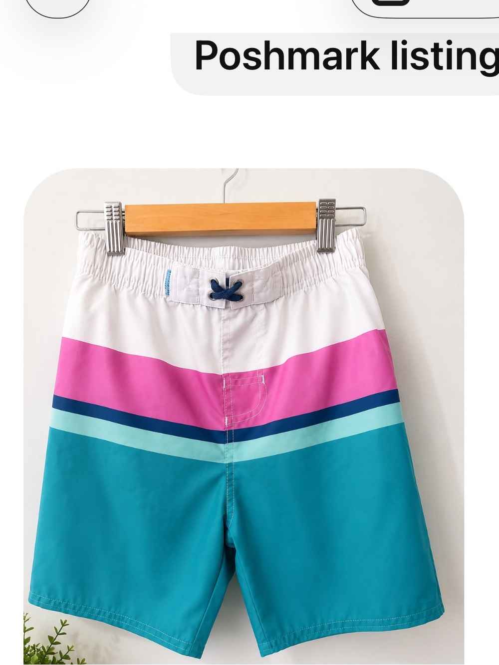 Rugged Butts Swim Shorts Size 8 boys